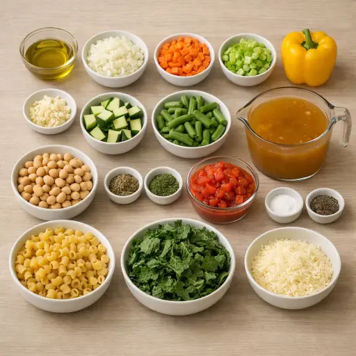 Ingredients for Hearty Minestrone
