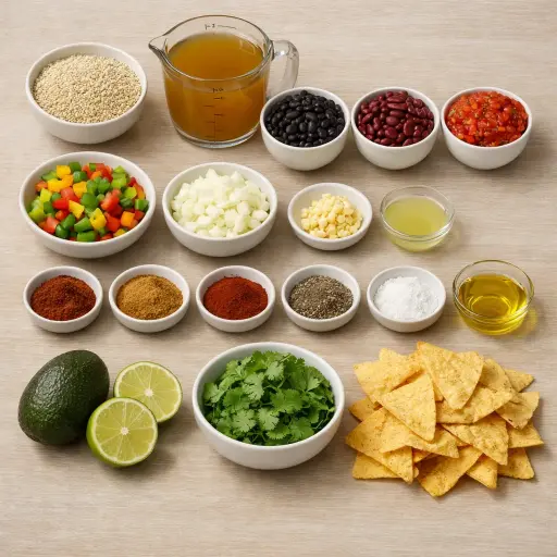 Ingredients for Hearty Slow Cooker Quinoa Chili