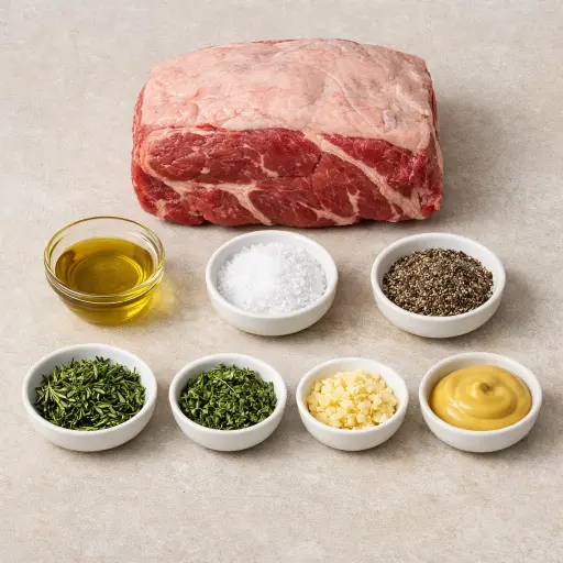 Ingredients for Herb-Crusted Boneless Rib Roast