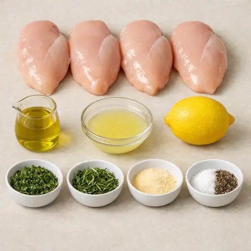 Ingredients for Herb-Infused Baked Chicken