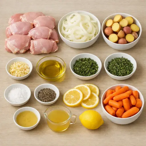Ingredients for Herb-Infused Crock Pot Chicken