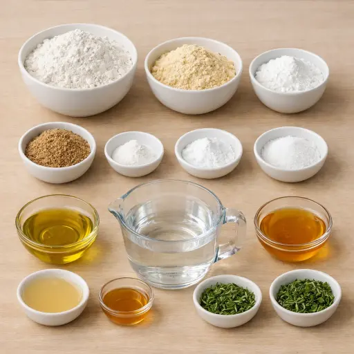 Ingredients for Herb-Infused Gluten-Free Bread
