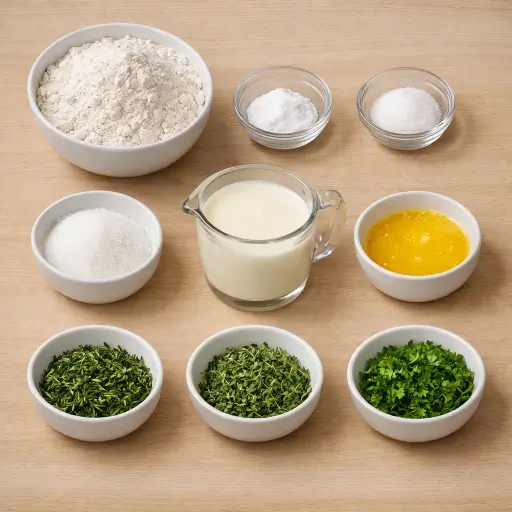 Ingredients for Herb-Infused Irish Soda Bread