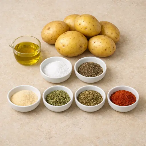 Ingredients for Herb-Infused Oven-Roasted Potatoes