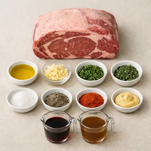 Ingredients for Herb-Infused Prime Rib Roast