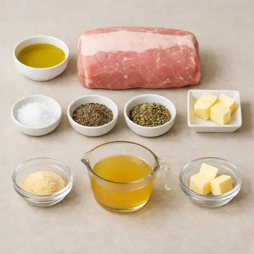 Ingredients for Herb-Infused Roasted Pork Loin