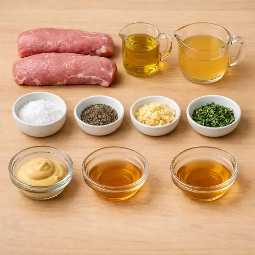 Ingredients for Herb-Infused Roasted Pork Tenderloin