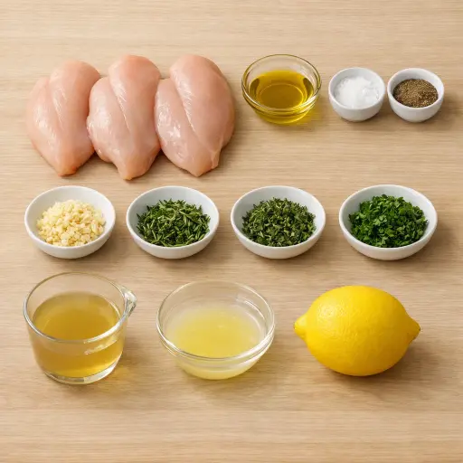 Ingredients for Herbed Chicken Breasts