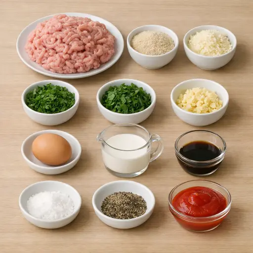 Ingredients for Herbed Turkey Meatloaf