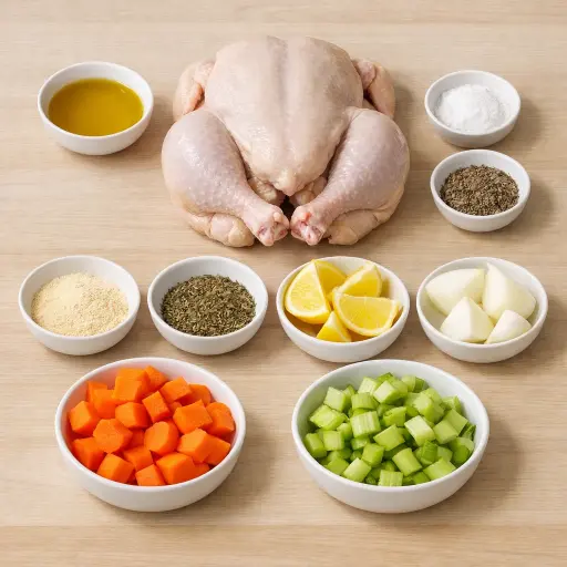 Ingredients for Heritage Baked Chicken
