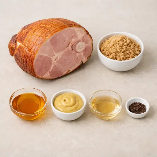 Ingredients for Heritage Baked Ham