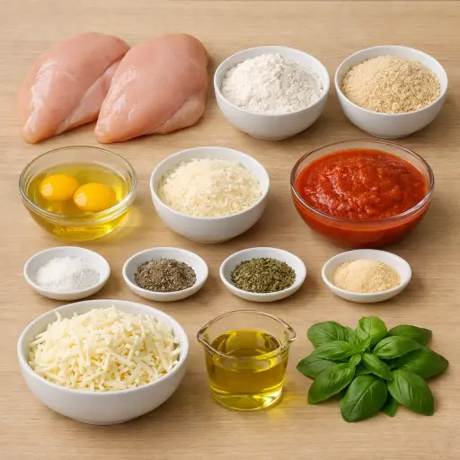 Ingredients for Heritage Chicken Parmigiana