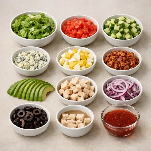 Ingredients for Heritage Garden Salad