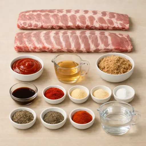 Ingredients for Heritage Grilled Ribs