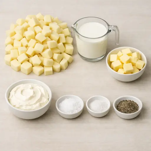 Ingredients for Heritage Mashed Potatoes
