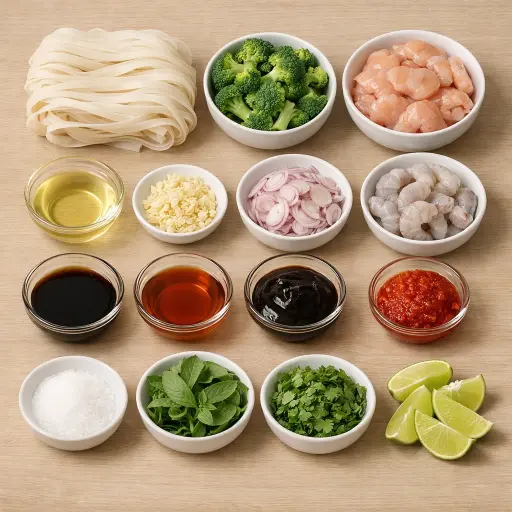 Ingredients for Heritage Noodles