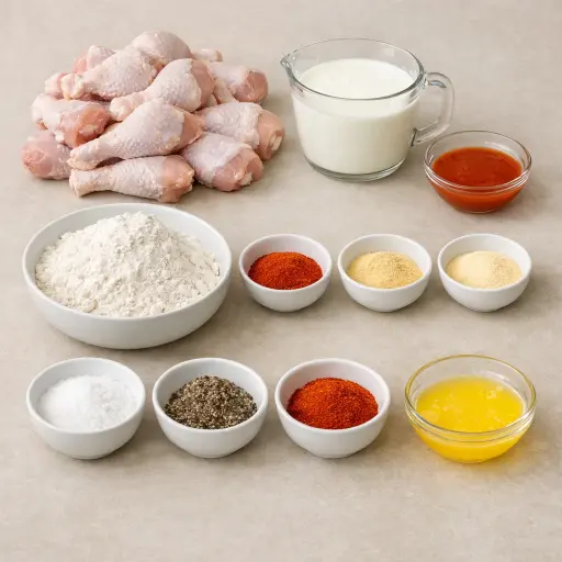 Ingredients for Heritage Oven-Baked Chicken