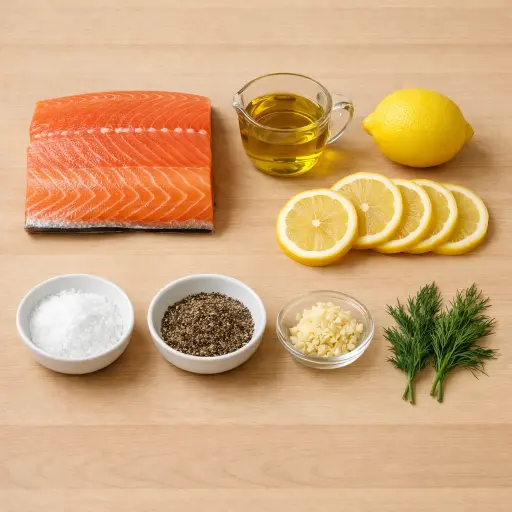 Ingredients for Heritage Oven-Baked Salmon
