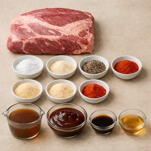 Ingredients for Heritage Oven-Roasted Brisket