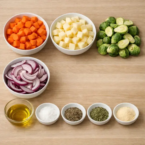 Ingredients for Heritage Oven-Roasted Vegetables