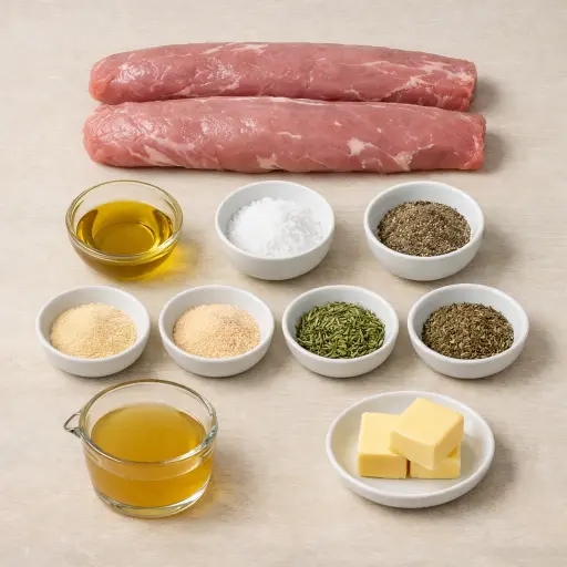 Ingredients for Heritage Pork Tenderloin