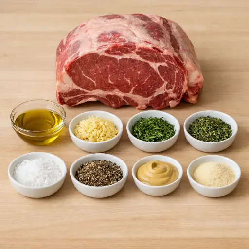Ingredients for Heritage Prime Rib Roast