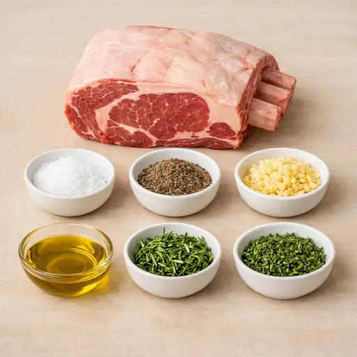 Ingredients for Heritage Rib Roast