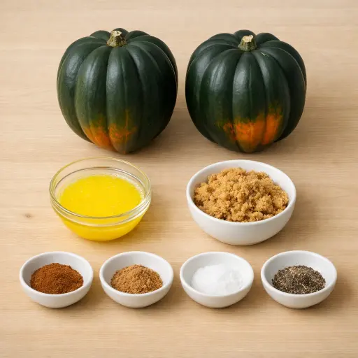 Ingredients for Heritage Roasted Acorn Squash