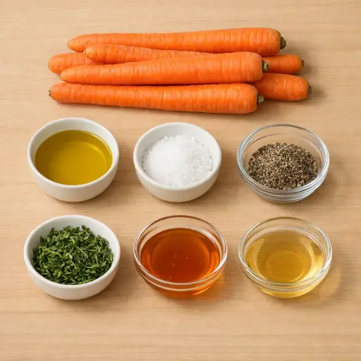 Ingredients for Heritage Roasted Carrots