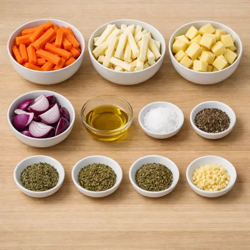 Ingredients for Heritage Roasted Vegetables