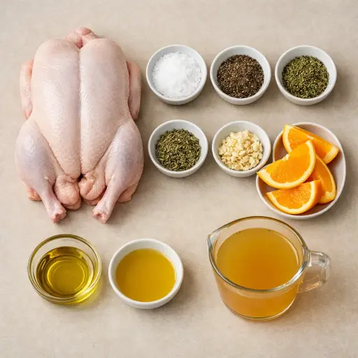 Ingredients for Heritage Slow Roasted Duck