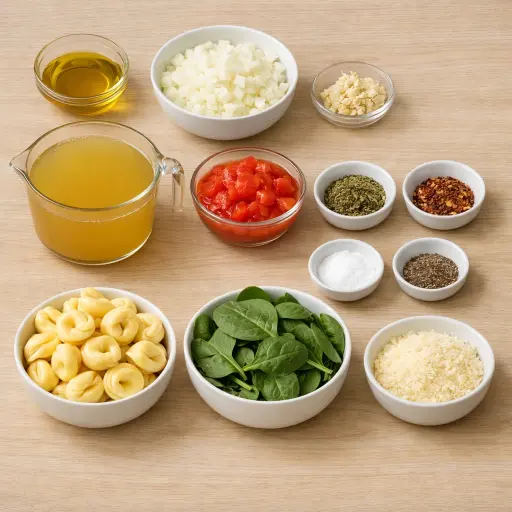 Ingredients for Heritage Tortellini Soup