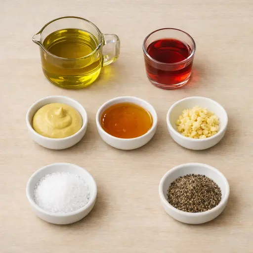 Ingredients for Heritage Vinaigrette