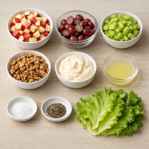 Ingredients for Heritage Waldorf Salad