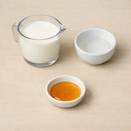 Ingredients for Homemade Buttermilk with a Twist