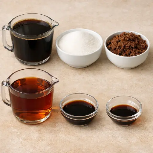 Ingredients for Homemade Coffee Liqueur