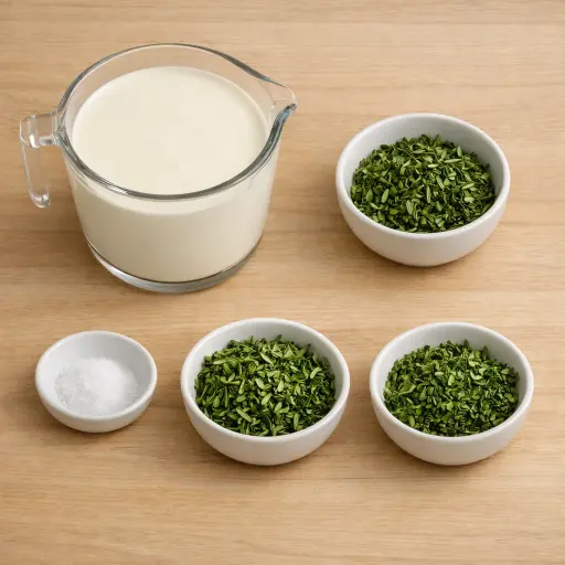Ingredients for Homemade Herb-Infused Butter