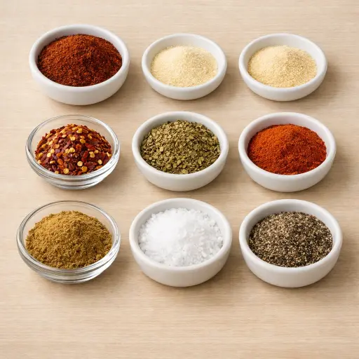Ingredients for Homemade Taco Spice Mix