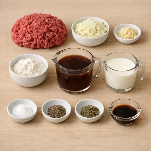 Ingredients for Homestyle Beef Gravy