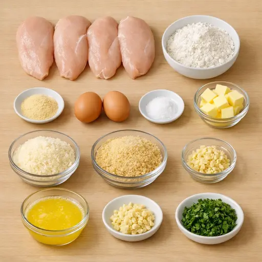Ingredients for Homestyle Garlic Parmesan Chicken