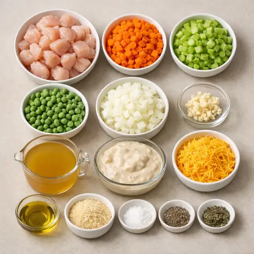 Ingredients for Homestyle Gluten-Free Casserole
