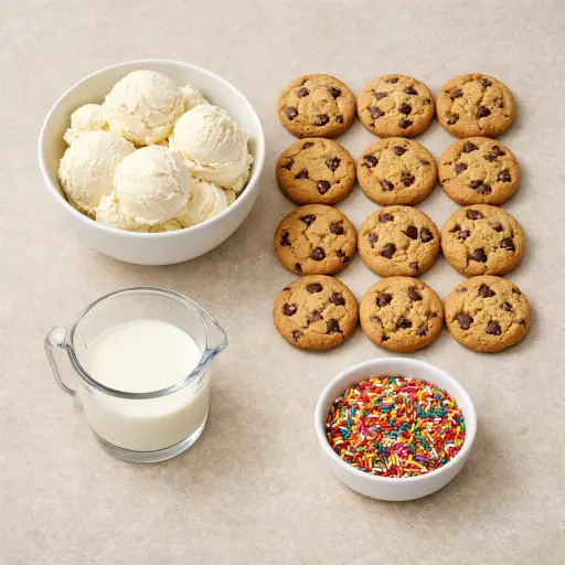 Ingredients for Ice Cream Sandwiches