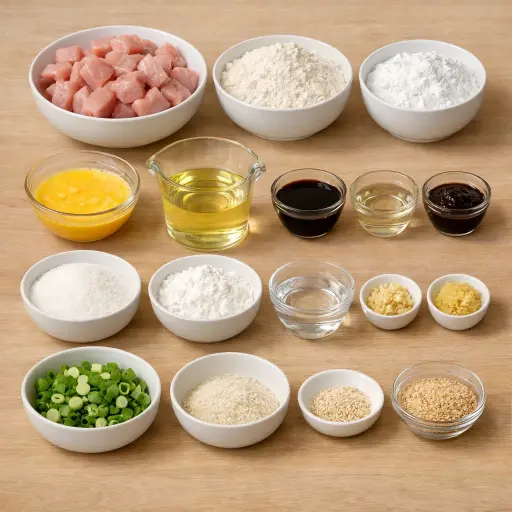 Ingredients for Imperial Tso's Chicken