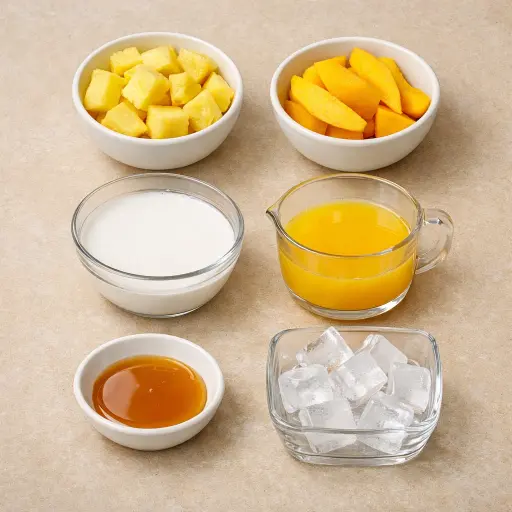 Ingredients for Island Breeze Smoothie