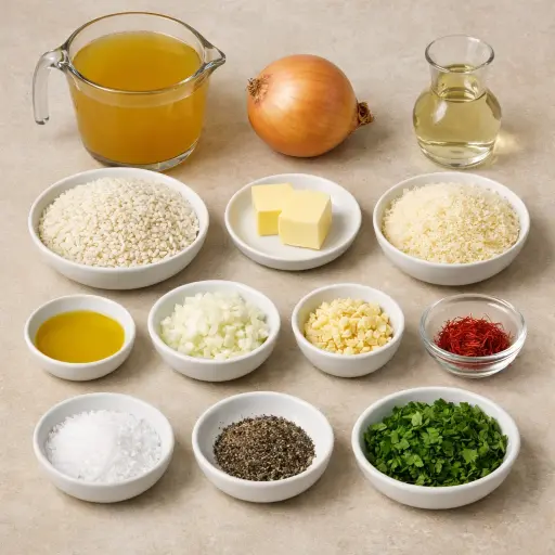 Ingredients for Italian Risotto