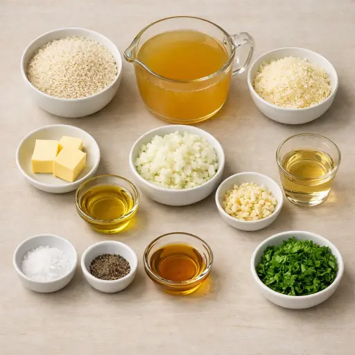 Ingredients for Italian Truffle Risotto