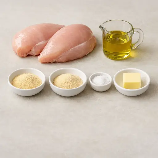 Ingredients for Juicy Pan-Seared Chicken Breast