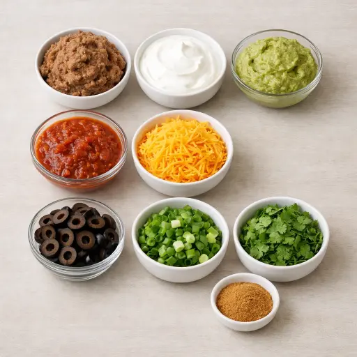 Ingredients for Layered Fiesta Delight