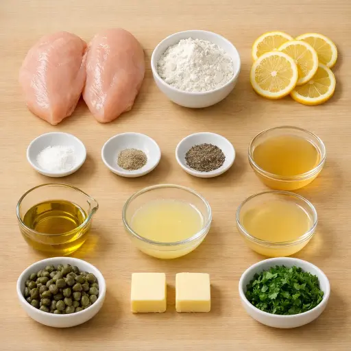 Ingredients for Lemon Herb Chicken Delight