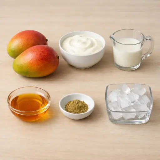 Ingredients for Mango Lassi